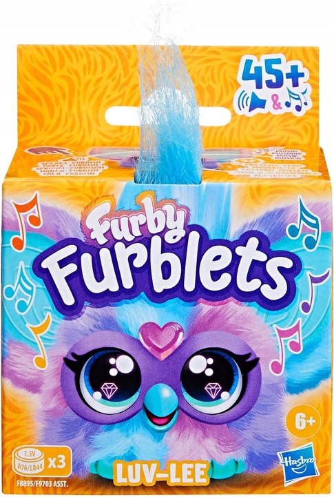 F9703 Furby Furblets Luv-Lee Interaktywna maskotka 45 dźwięków Hasbro