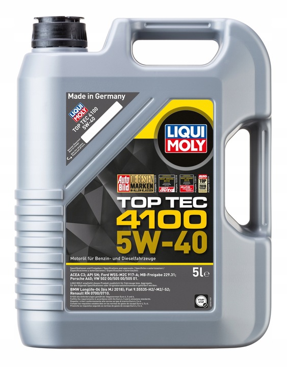 Olej silnikowy Liqui Moly 5W40 5L 9511 ORYGINAŁ Z NIEMIEC