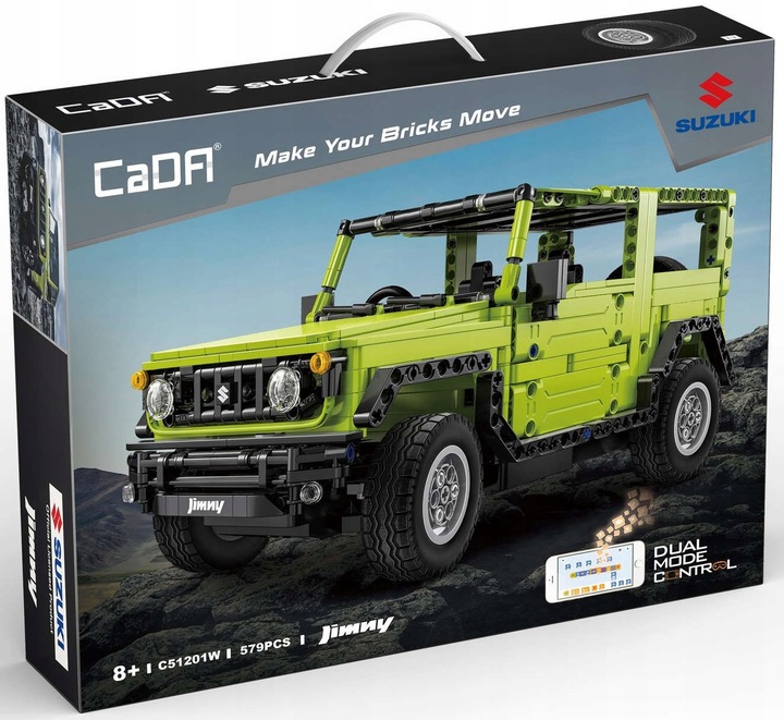 KLOCKI ZDALNIE STEROWANY POJAZD SUZUKI JIMNY 579EL
