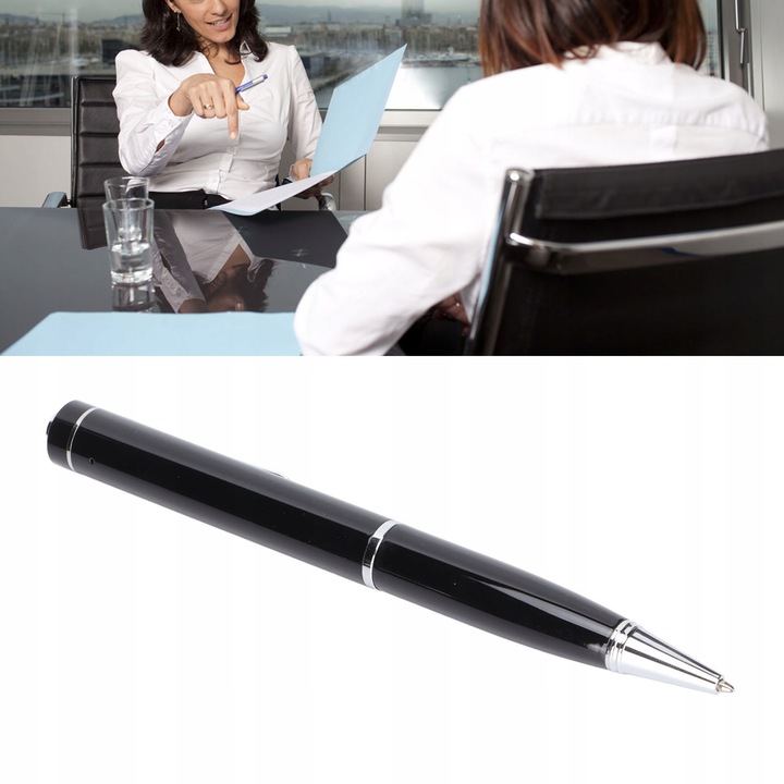 PIÓRO DYKTAFON MINI CYFROWY PODSŁUCH SZPIEGOWSKI