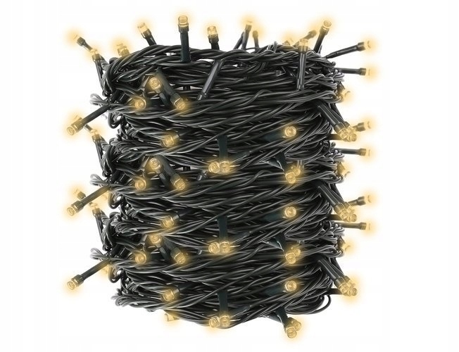 LAMPKI CHOINKOWE 300LED FLASH 30METRÓW ZEWNĘTRZNE