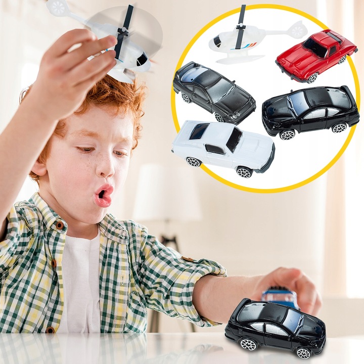 PARKING GARAŻ DLA SAMOCHODÓW 4 AUTA TOR WYŚCIGOWY ZJEŻDŻALNIA 4 PIĘTRA