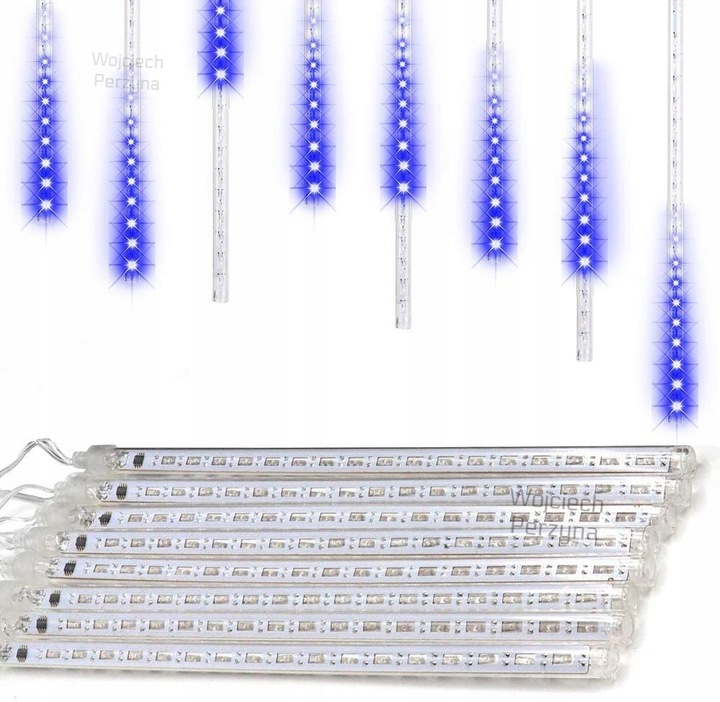 METEORY 50 CM LAMPKI PADAJĄCY ŚNIEG OŚWIETLENIE ŚWIĄTECZNE IP44 SOPLE LED