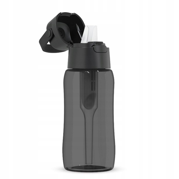 Butelka filtrująca Dafi SOLID Czarna barwiona 0,5l z 1 filtrem węglowym