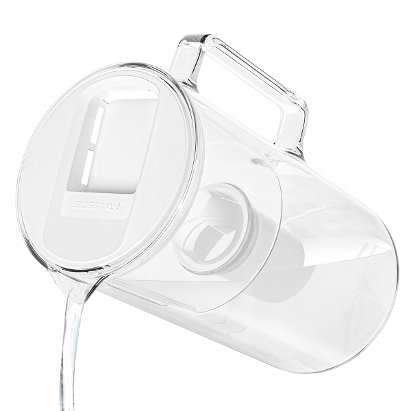 Dzbanek SZKLANY 3l WESSPER D2 BOROSILICATE Aquaclassic Biały + wkład