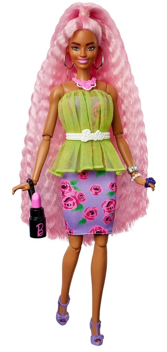 LALKA BARBIE EXTRA zestaw LALKA UBRANKA PIESEK