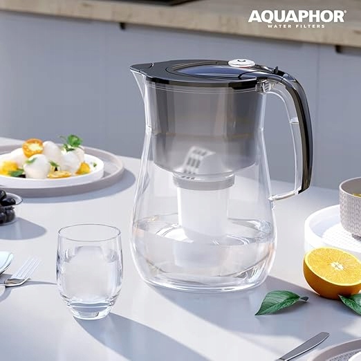 Dzbanek filrujący Aquaphor Provence 4.2 l z 2 wkładami. A5, czarny