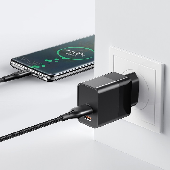 MCDODO ŁADOWARKA USB USB-C 20W + KABEL DO IPHONE