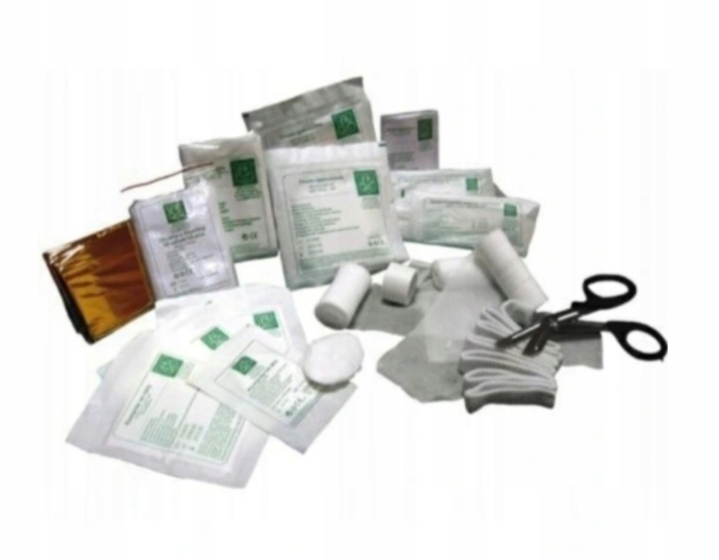 Apteczka zakładowa czerwona przenośna ścienna BDW