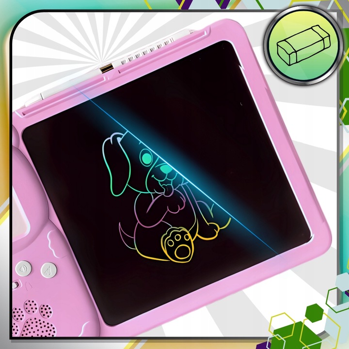 CZYTNIK KART DO NAUKI SŁÓWEK ANGIELSKI ZABAWKA DLA DZIECI RYSIK ZNIKOPIS