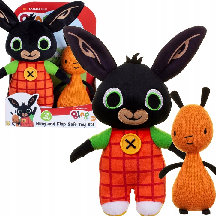 Bing i Flop Zestaw Maskotkek Pluszowych 3597