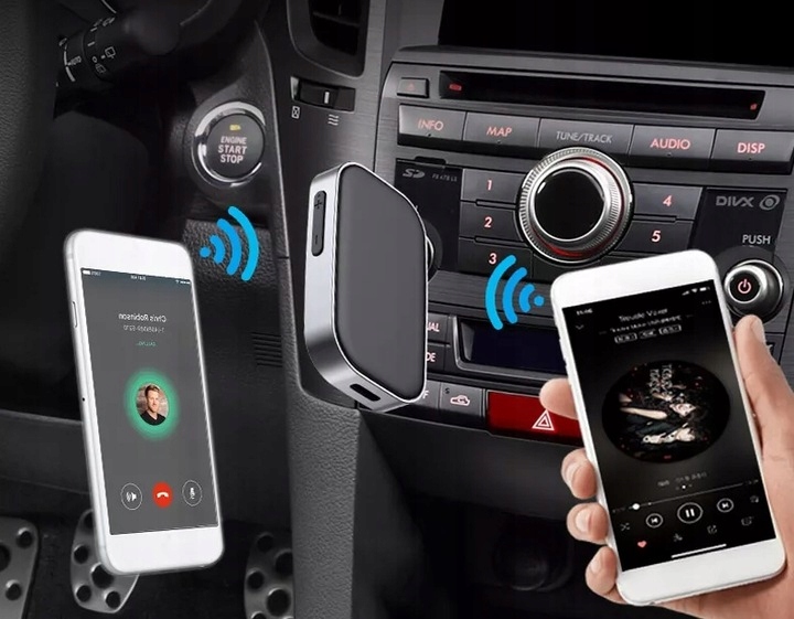 ADAPTER TRANSMITER BLUETOOTH 5.0 AUX MINI-JACK 3.5