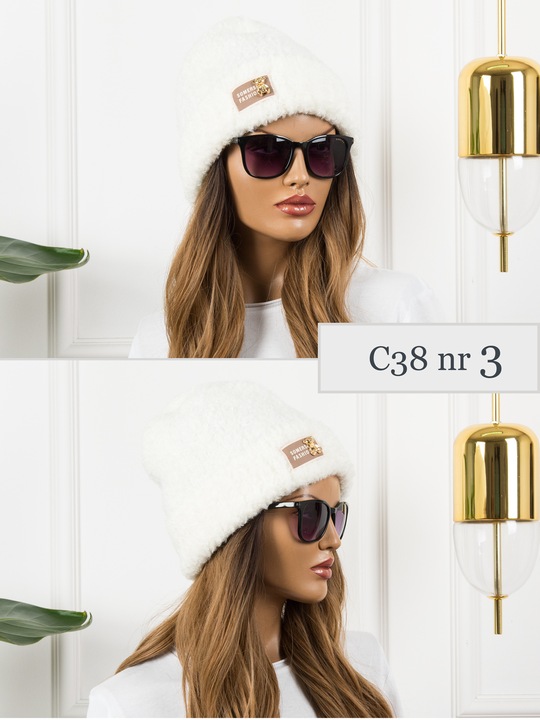 MODNA CZAPKA BEANIE ZIMOWA Damska MŁODZIEŻOWA CIEPŁA