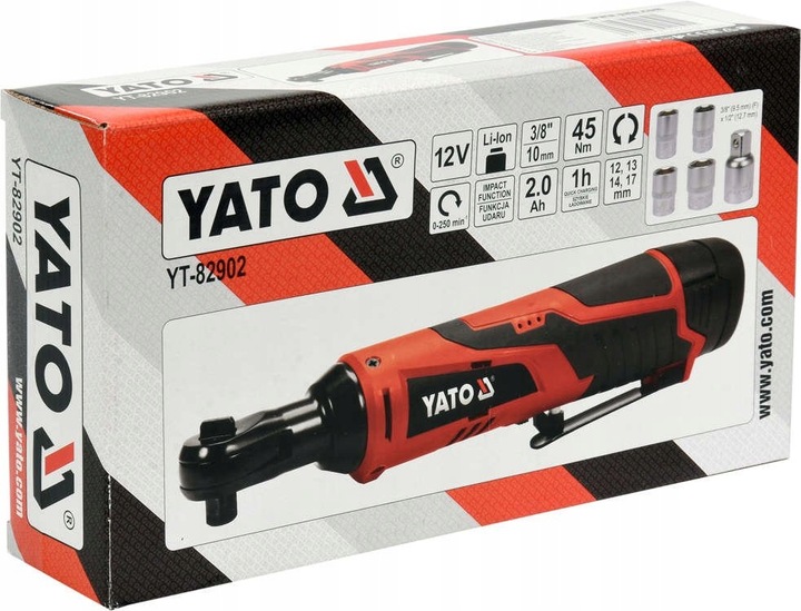 GRZECHOTKA UDAROWA AKUMULATOROWA YT-82902