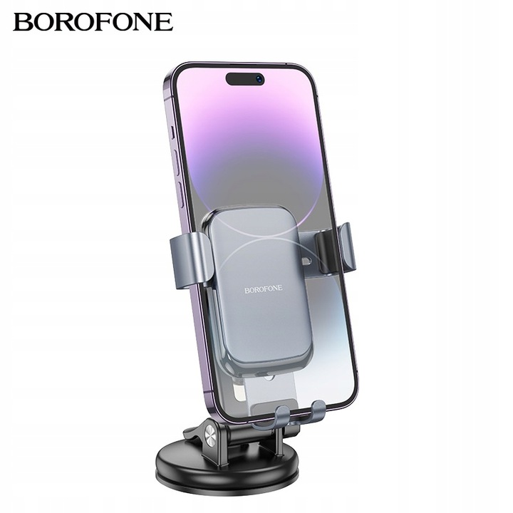 Uchwyt grawitacyjny do telefonu na deskę kokpit konsolę szybę auta pojazdu