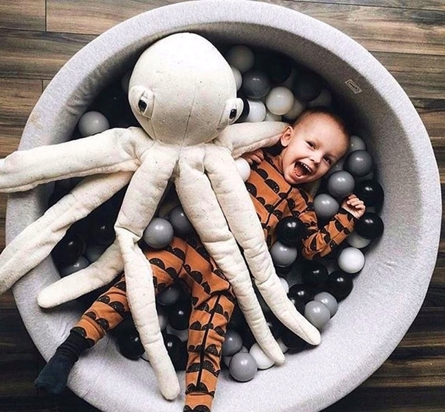 SUCHY BASEN Z PIŁECZKAMI 90X40 200 KULEK WELUR PL