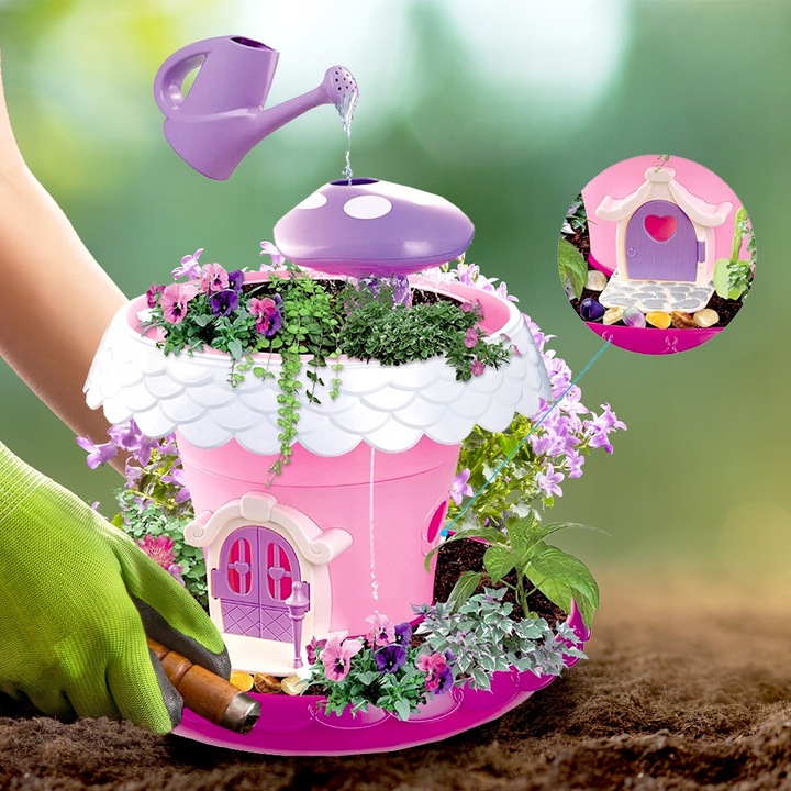 MAGICZNY OGRÓD UPRAWA ROŚLIN DOMEK KWIATÓW OGRÓDEK WRÓŻEK NÓŻKI ŚWIECI GRA