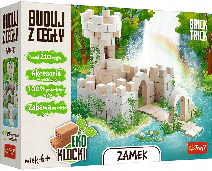 BRICK TRICK ZAMEK BUDUJ Z CEGŁY 210 ELEMENTÓW
