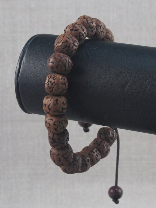 BRANSOLETA mala buddyjska RUDRAKSHA nasiona [B745]