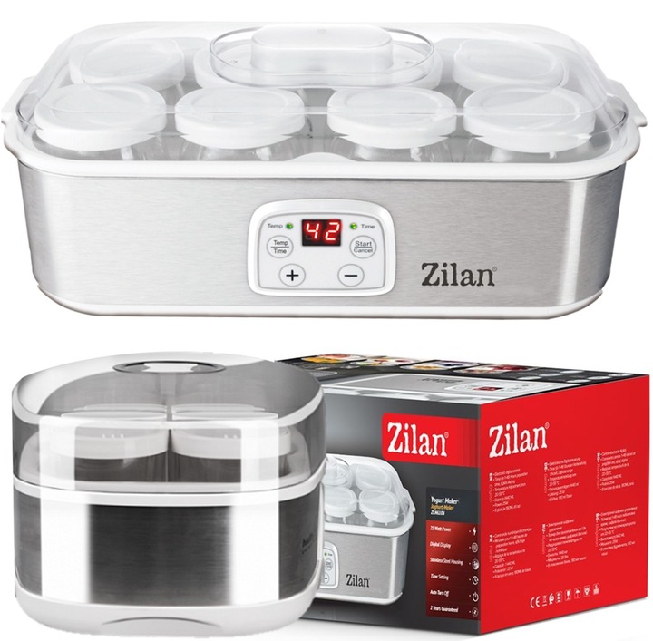 JOGURTOWNICA, TIMER, AUTOMAT, 1440ML /8x180ML/