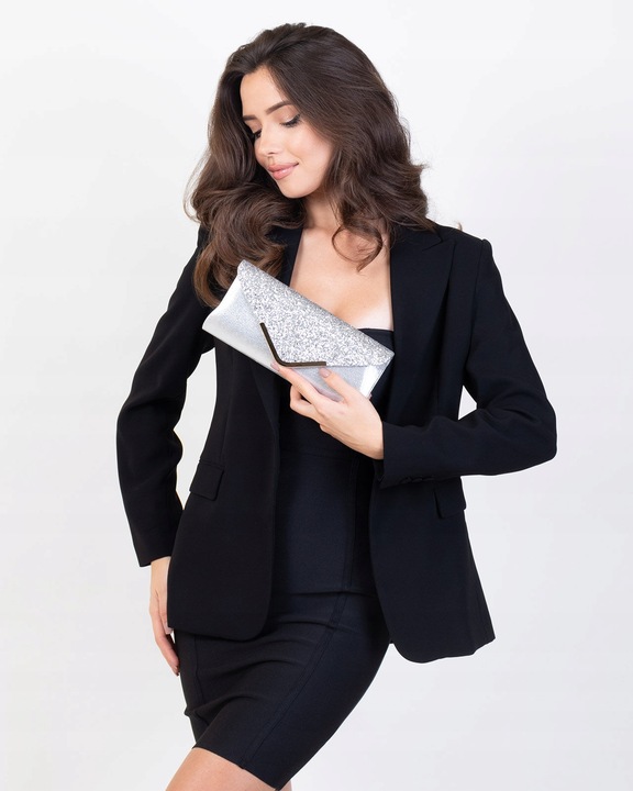 TOREBKA wizytowa błyszcząca KOPERTÓWKA wieczorowa ELEGANCKA mała