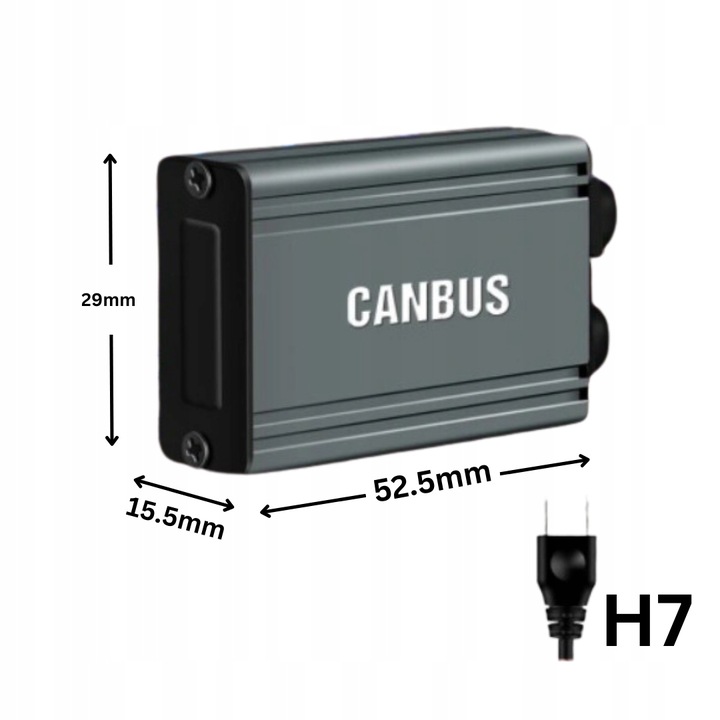 ŻARÓWKI V13 LED H7 BARDZO MOCNE 22000LM CANBUS 6000K