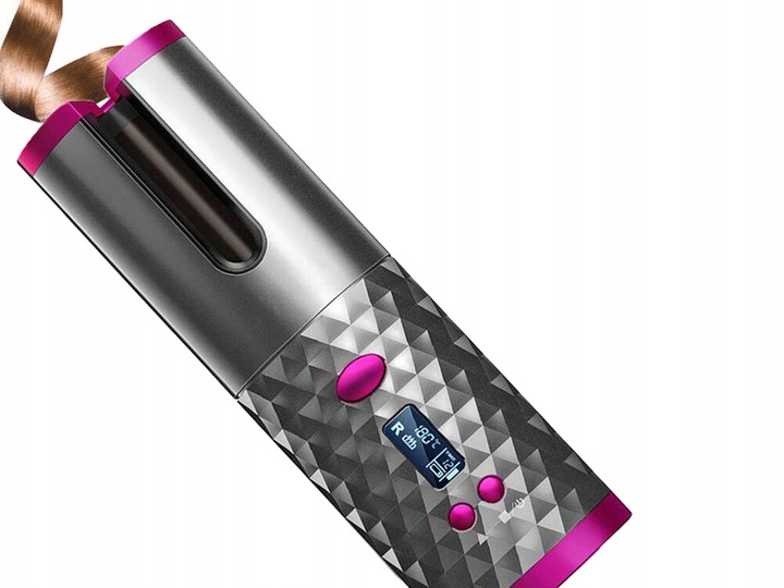 AUTOMATYCZNA LOKÓWKA DO WŁOSÓW OBROTOWA LCD