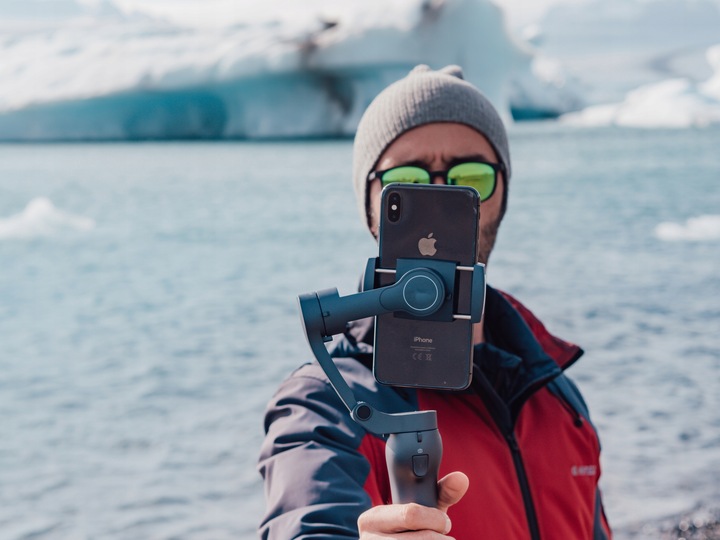 GIMBAL DO TELEFONU RĘCZNY STABILIZATOR OBRAZU iOS ANDROID SKŁADANY SELFIE