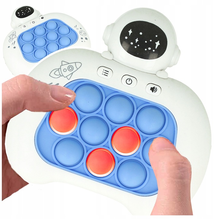 GRA Zręcznościowa POP IT POPIT ELEKTRYCZNA LED Prezent Dla 5 6 7 8 9 latka