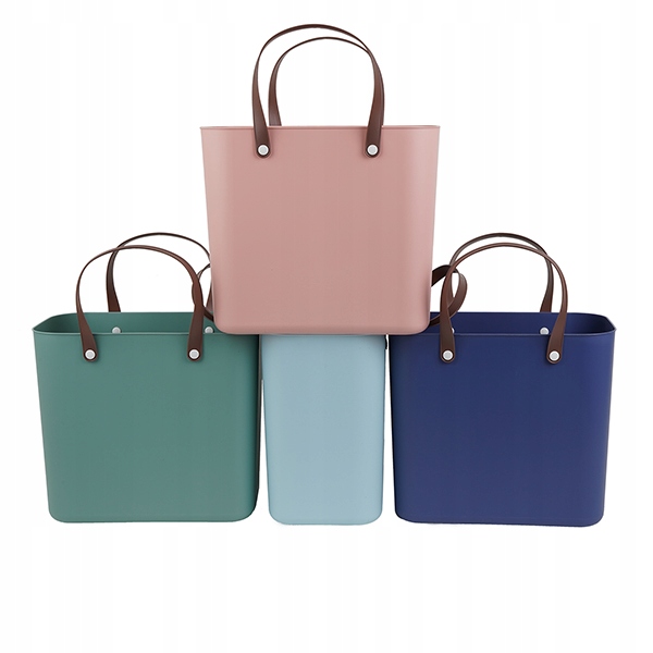 Torba kosz na zakupy piknik plażę Yolco 25l różowa