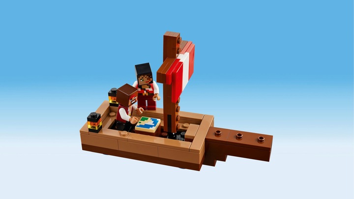LEGO Minecraft 21259 Rejs Statkiem Pirackim Kałamarnica Wielbłąd 2x Pirat