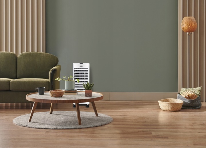 Klimatyzator wodny przenośny HAXON ZAX 4w1 LED nawilżacz pilot + wkłady