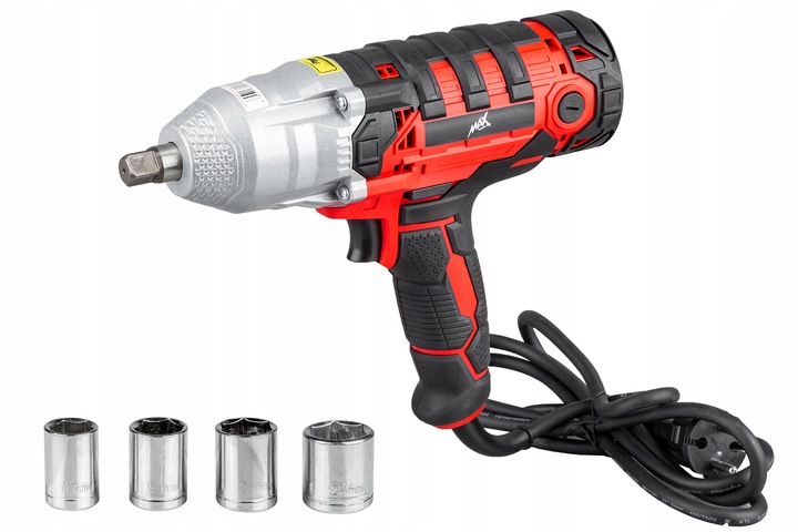 KLUCZ UDAROWY ELEKTRYCZNY SIECIOWY DO KÓŁ 230V NIE PNEUMATYCZNY 1/2"NASADKI