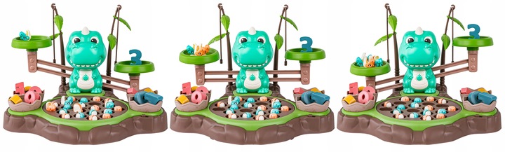 EDUKACYJNA GRA WAGA szalkowa DINOZAUR WĘDKOWANIE Równoważnia Łowienie Rybek