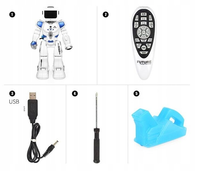 ROBOT INTERAKTYWNY INTELIGENTNY NA WODĘ PILOT DUŻY