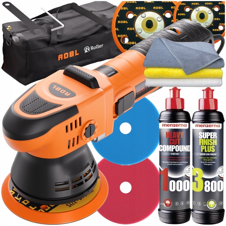 ADBL Roller D09125-02 Zestaw Maszyna Polerska Pasty Menzerna Polerka Auta