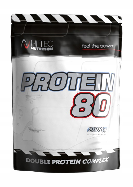 HI TEC Protein 80 2000 g BIAŁKO WHEY WPC + BCAA