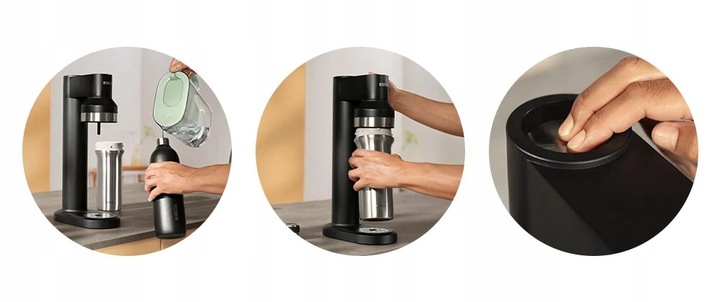 Saturator BRITA Sodatrio Czarny