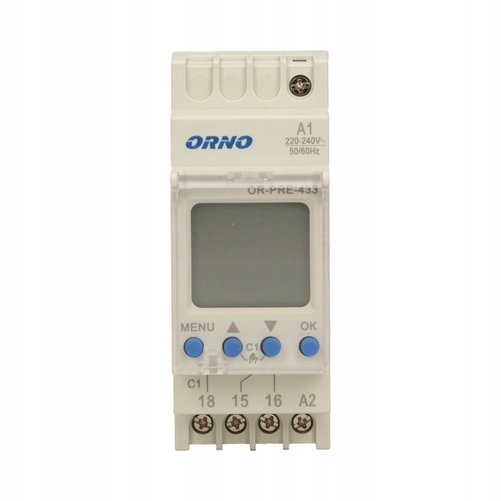 PROGRAMATOR WYŁĄCZNIK WŁĄCZNIK CZASOWY NA SZYNĘ