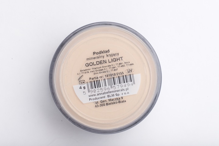 Annabelle Minerals Podkład kryjący Golden Light 4g