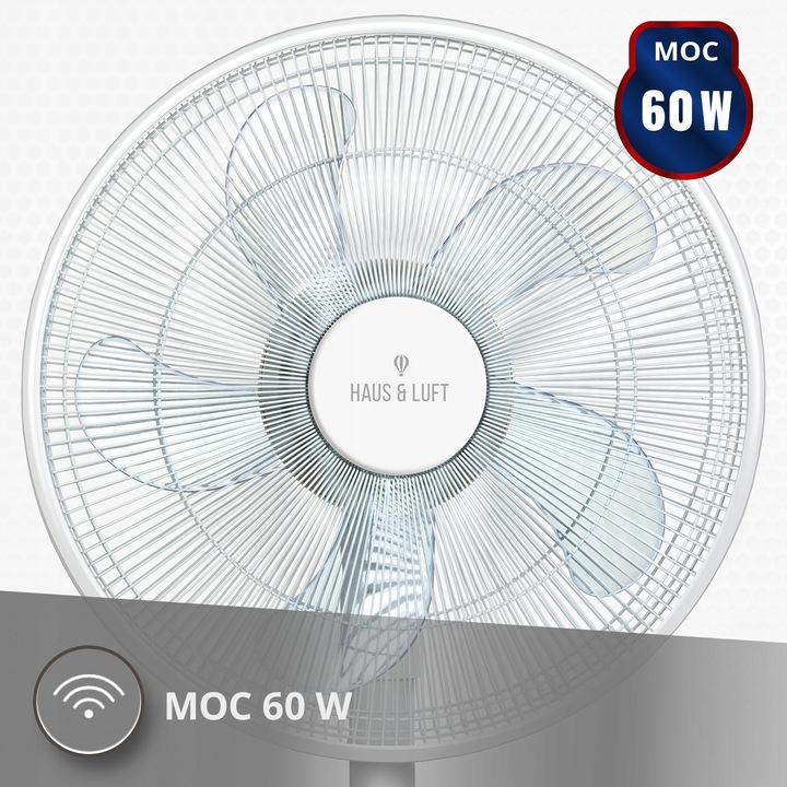 Wentylator stojący podłogowy wiatrak biały 3w1 Haus & Luft HL-WP-01