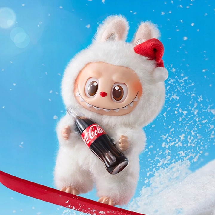 LABUBU Najnowsza 5 generacja seria Coca-Cola LABU-BU brelok 18cm