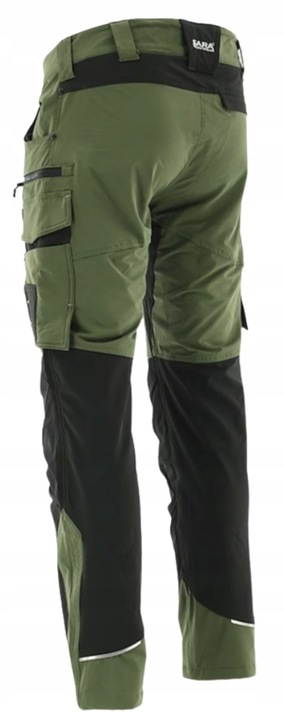 SPODNIE robocze ELASTYCZNE męskie KHAKI taktyczne OLIWKA nylon SOFSTHELL 56