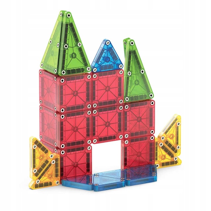 microMAGS Podróżne Klocki Magnetyczne 26 el Travel Set Magna-Tiles