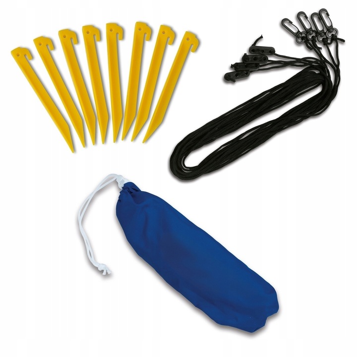 PARASOL PLAŻOWY Ogrodowy z POKROWCEM Niebieski DUŻY Tadar Deluxe XL 240 cm