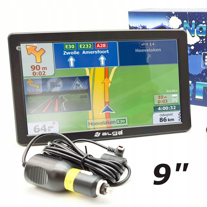 Nawigacja GPS ALGA A9 PRO-512RAM Igo Primo TiR