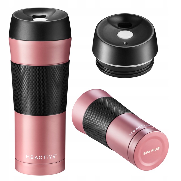 Kubek termiczny TERMOS GORĄCE NAPOJE Kawa Herbata SZCZELNY 400ml MEACTIVE