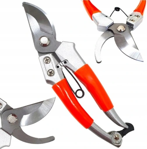 SEKATOR NOŻYCOWY OGRODOWY RĘCZNY DO KRZEWÓW GAŁĘZI KWIATÓW NOŻYCE