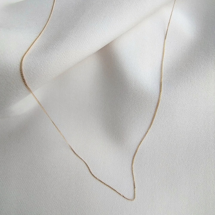 ZŁOTY ŁAŃCUSZEK PANCERKA 585 45 CM CIENKI IDEALNY NA PREZENT