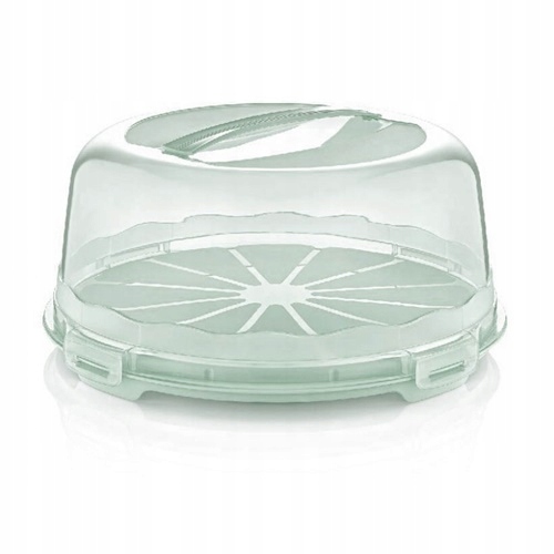 TACA PATERA POJEMNIK DO TORTU CIASTA PUDEŁKO NA WYPIEKI ŻYWNOŚĆ Z POKRYWĄ